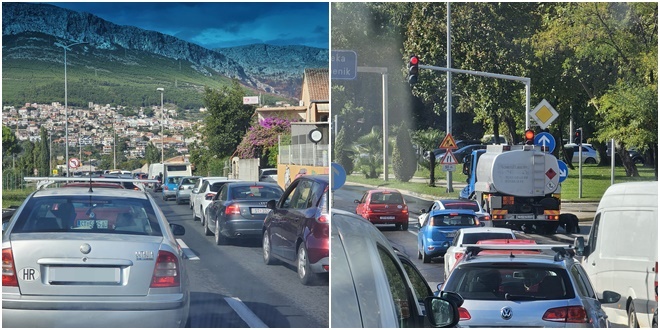 Gužva prema Solinu, pokvarila se cisterna