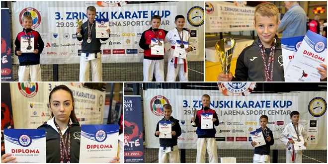 3. ZRINJSKI KUP Splitski karatisti okitili se medaljama