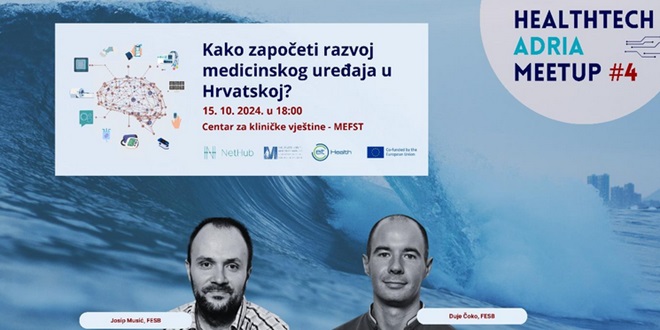 IDUĆEG UTORKA Četvrto izdanje Healthtech Adria Meetupa