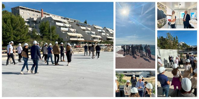 FOTOGALERIJA Gradski vijećnici obišli gradilište na Žnjanu 