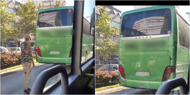 VIDEO Pokvario se autobus, nastala gužva u Splitu