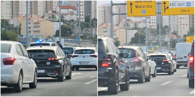 FOTO Sudar osobnog i policijskog vozila na Smokoviku