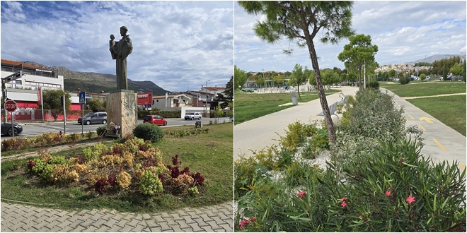 Dropuljić podijelio fotografije obnovljene hortikulturalne površine na šetnici u Strožancu