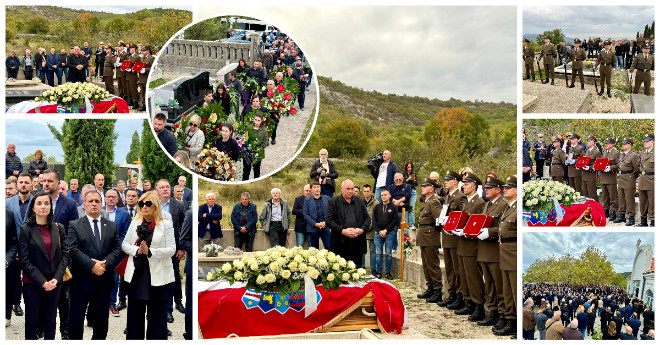 FOTO/VIDEO Tragično preminuli ravnatelj KBC-a Zagreb Ante Ćorušić sahranjen u Lovreću