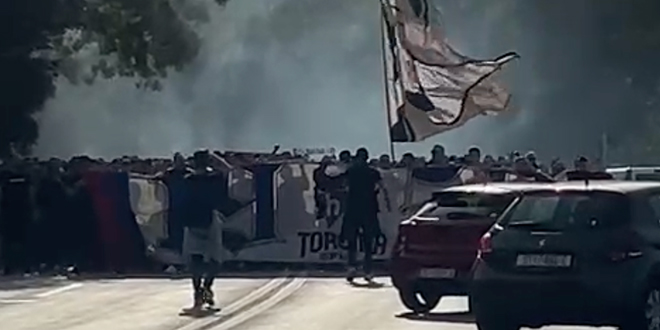 VIDEO: Pogledajte kako je izgledao dolazak Torcide na stadion