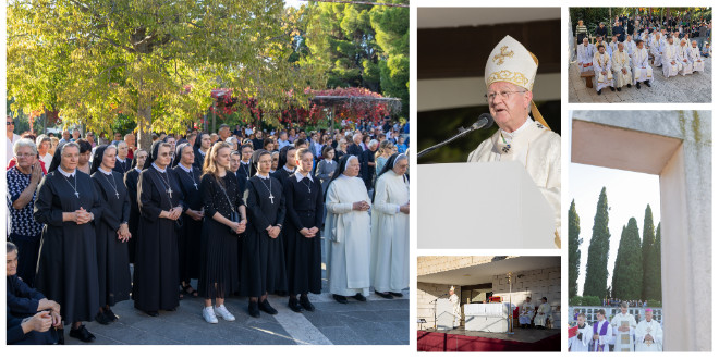 FOTO Na svetkovinu Svih Svetih na Lovrincu proslavljena sveta misa s odrješenjem za pokojne