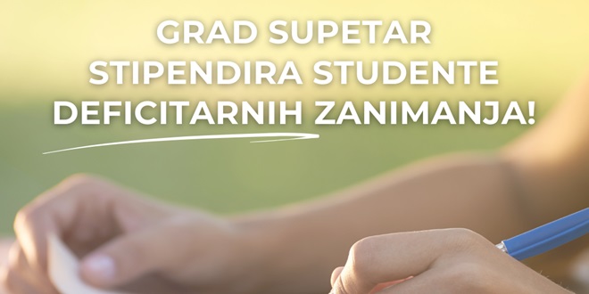 PRVI PUT Grad Supetar donio odluku o stipendiranju studenata deficitarnih zanimanja 