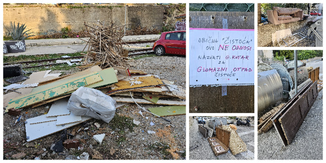 FOTO Centar Splita zatrpan smećem, nitko ne koristi besplatnu uslugu kontejnera za glomazni otpad