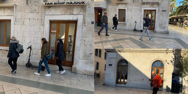  SRCE SPLITA: Otvoren Hajdukov Fan shop na Rivi