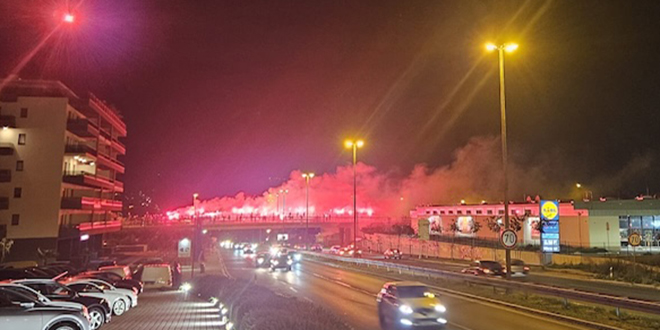 FOTO/VIDEO Pogledajte veličanstvenu tradicionalnu bakljadu na Barutani za Vukovar i Škabrnju