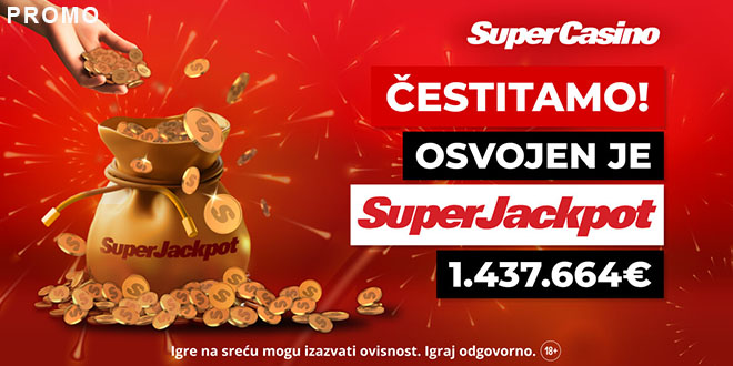 Goričanin osvojio SuperJackpot od 1,4 milijuna eura