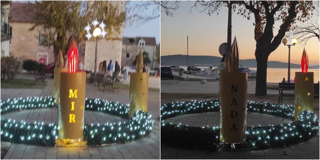 NEMA NADE ZA KAŠTELA Upalili pogrešnu svijeću na adventskom vijencu