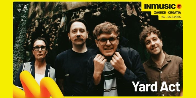 Yard Act premijerno u Hrvatskoj na 17. INmusic festivalu