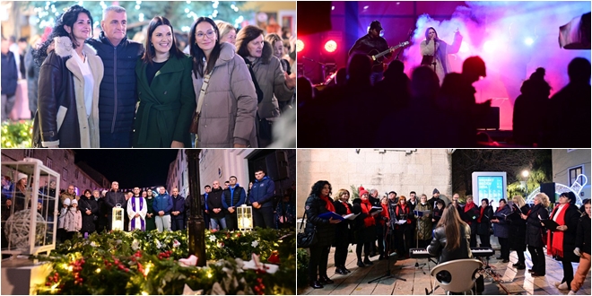USUSRET BOŽIĆU Upaljena druga adventska svijeća u Sinju