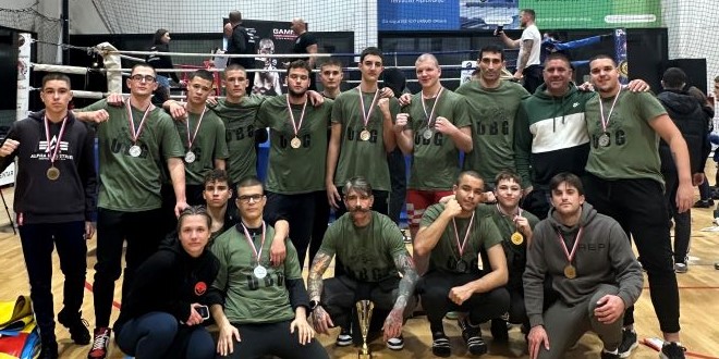 PRVENSTVO HRVATSKE Trogirskom MMA klubu UBG 13 medalja i drugo mjesto u poretku klubova u kadetskom uzrastu