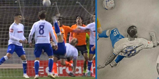 Fenomenalan Livajin gol ovjekovječen - slikom