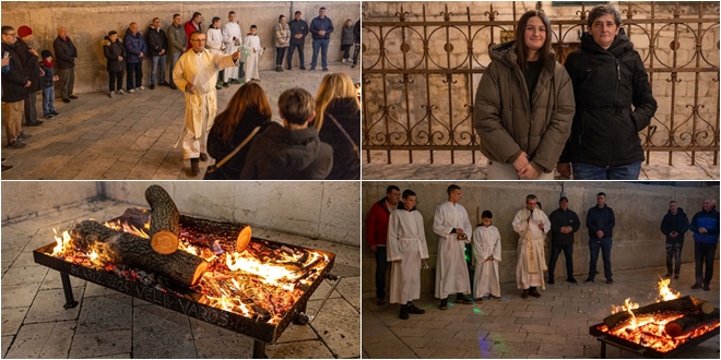 FOTOGALERIJA Drevni običaj nastavljen pred crkvom svetog Križa u Varošu