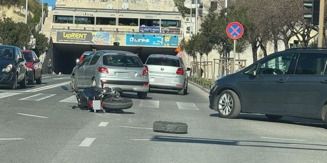 Oboren motociklist u Splitu!