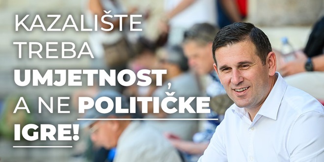 ŠUTA: Kazalište treba umjetnost, a ne političke igre!