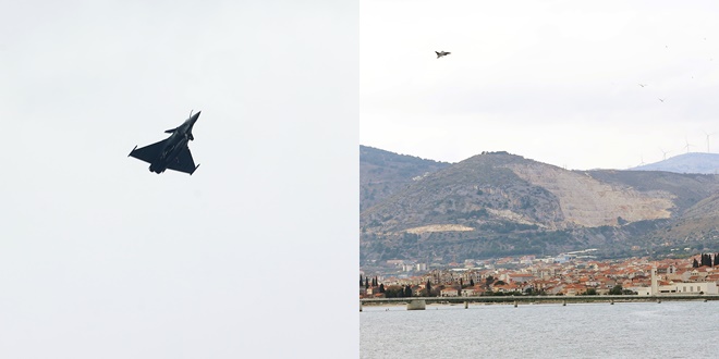 FOTO/VIDEO Rafalei lete iznad Splita i okolice