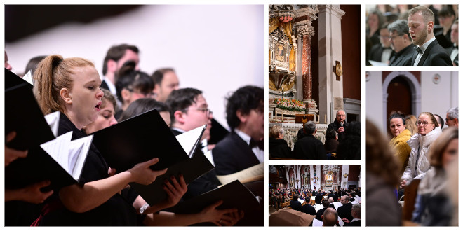 FOTO Veličanstveni koncert Akademskog zbora Ivan Goran Kovačić u bazilici Čudotvorne Gospe Sinjske