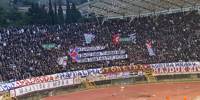 Torcida čestitala rođendan prijateljskoj navijačkoj skupini