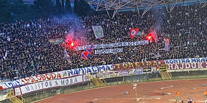 Torcida istaknula još jednu poruku u prvom dijelu