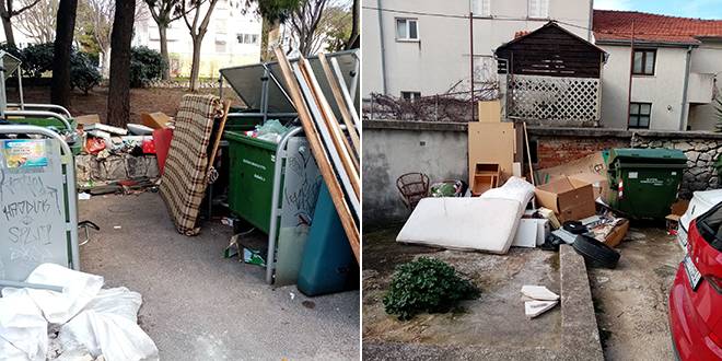 GK Gripe upozorava na glomazni otpad, ali i objašnjava zašto ga Čistoća ne može odnijeti