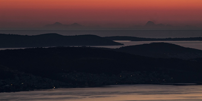 FOTO: Spektakularan pogled na Palagružu i Italiju s Kozjaka