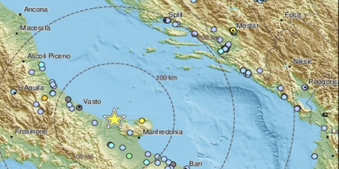 Jug Italije uzdrmao potres, osjetio se i u Dalmaciji