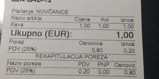 KAVA ZA EURO? Može se popiti u Splitu