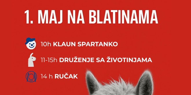 PARK NA BLATINAMA Prvomajska zabava za sve generacije