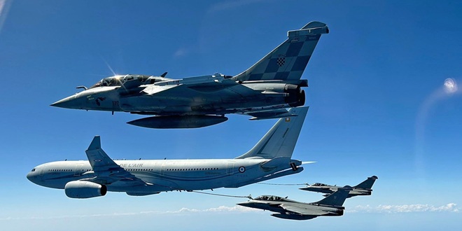 FOTO/VIDEO Akcija hrvatskih i francuskih pilota Rafala