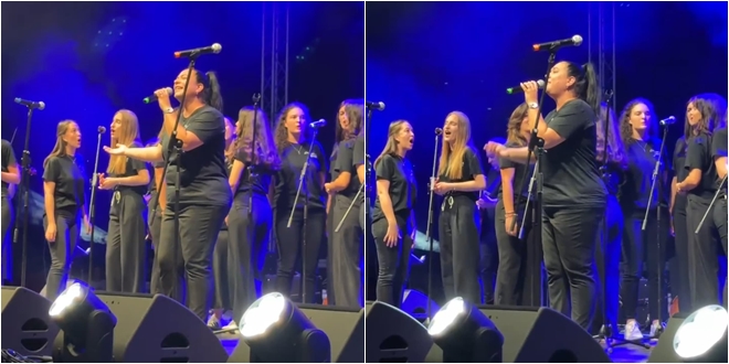 VIDEO: DRUGAČIJI KONCERT Cijela dvorana uglas pjeva vjersku pjesmu, ovo se ne viđa svaki dan
