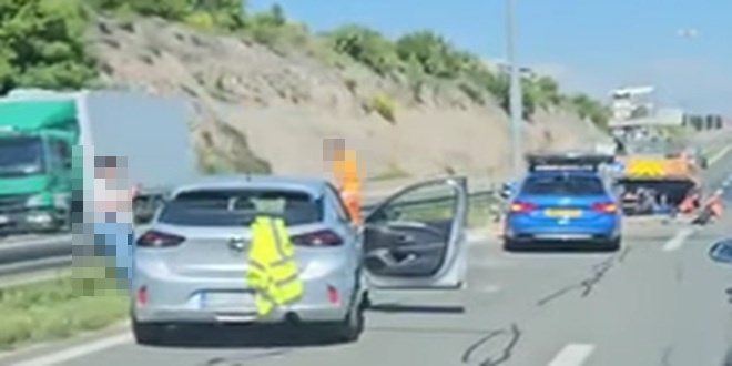 Lančani sudar na brzoj cesti Solin - Klis