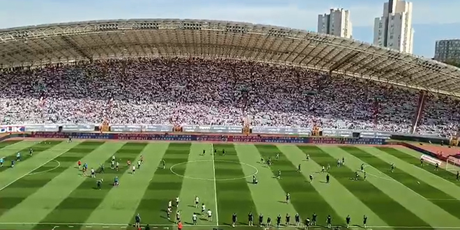 VIDEO: Provjerite reakciju Poljuda kod izlaska hajdukovaca, posebna pjesma za Gattusa