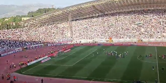 VIDEO: Pogledajte kako su igrači Hajduka ispraćeni nakon poraza