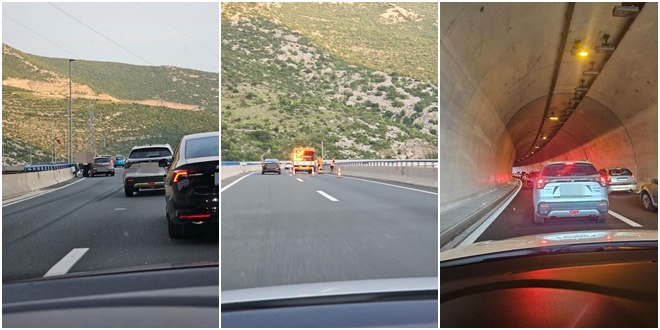 Sudar na brzoj cesti iz smjera Dugopolja prema Splitu!