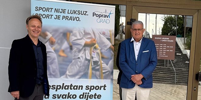 POPRAVI GRAD: Zoričić i Gire objasnili kako bi djeci osigurali besplatno bavljenje sportom, ali i kako bi spriječili zloupotrebe