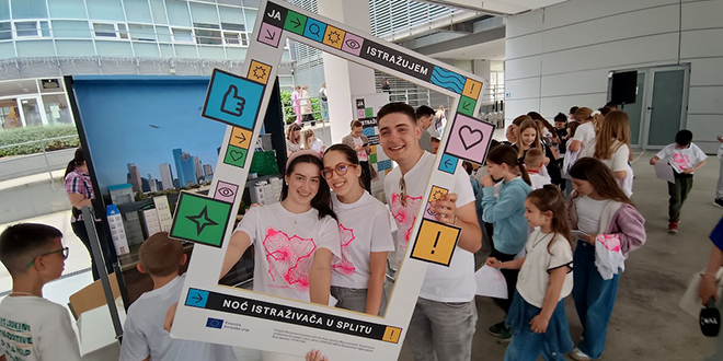FESTIVAL ZNANOSTI Učenici Graditeljsko-geodetske tehničke škole predstavili različite mreže koje oblikuju naš svijet 