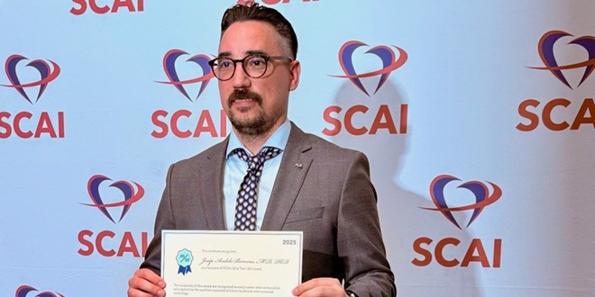 Josip Anđelo Borovac dobitnik nagrade za najboljeg mladog intervencijskog kardiologa