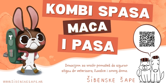 Počela kampanja 'Kombi spasa maca i pasa': Šibenske šape trebaju vozilo za hitnu pomoć napuštenim životinjama