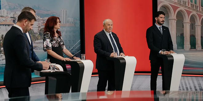 SUČELJAVANJE KANDIDATA ZA GRADONAČELNIKA SPLITA, PULJKA NEMA: 'Pokazuje da je kukavica i nekulturan, ništa nije napravio'