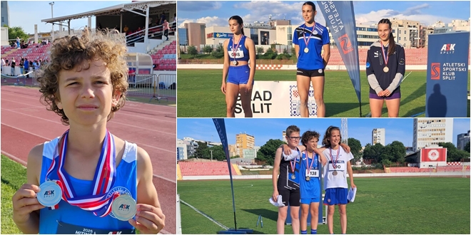 Pet medalja i dvije norme za PH atletičara AK Alojzije Stepinac na Mitingu sv. Duje