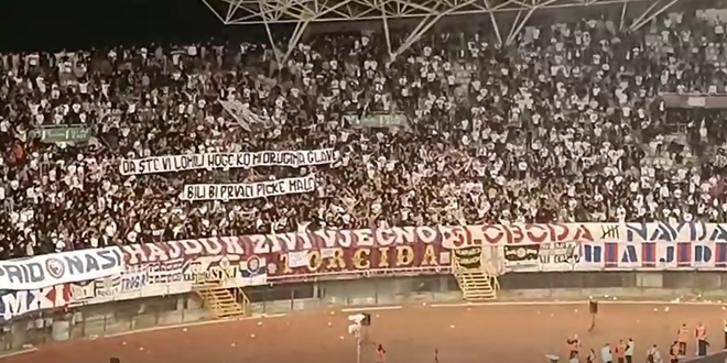 VIDEO Torcida podigla poruku nakon utakmice, skandiralo se 'bit će Rijeka k.... šampion!'