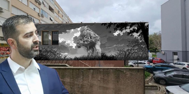 Završen mural junaku Anti Čokoliću na Blatinama