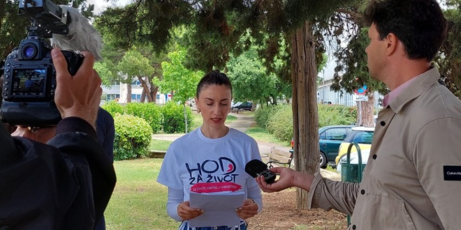 SUBOTA U ZADRU Hod za život pod geslom: 'Izaberi život! I majku i dijete'