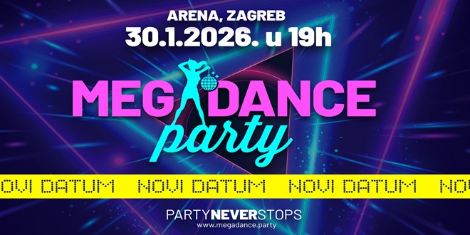 Megadance Party odgođen za 30. siječnja 2026.