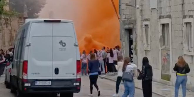 VIDEO Ovako su maturanti Obrtničke proslavili zadnji dan škole