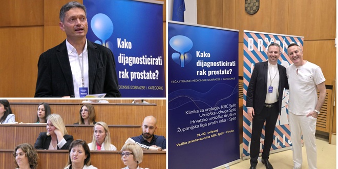 FOTO: U KBC-u Split održan tečaj 'Kako dijagnosticirati rak prostate?'
